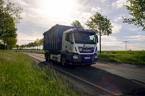 Fahrzeug für Schüttgut Transporte