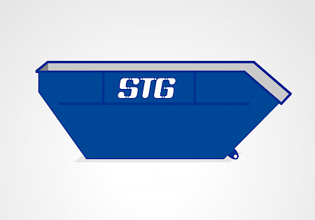 großer Absetzcontainer