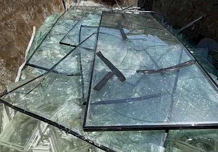 Glas-Müll